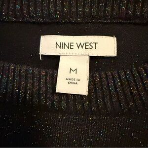 Sparkle Nine West Women's Balloon Sleeve Multicolored Sweater